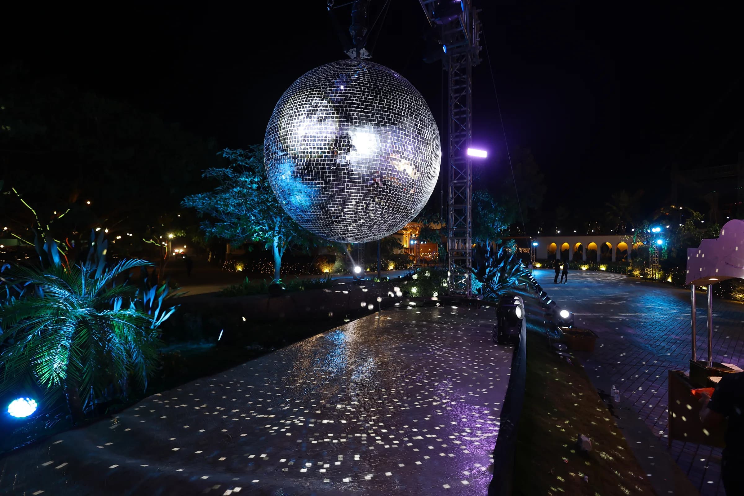 A YPD celebration transformed through light and architecture